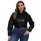 Women's Long-sleeved Single-breasted Short Jacket European And American
