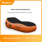 Automatic Inflatable Sofa Floatation Bed Outdoor Camping Portable Lazy Lunch Break Floor Shop Home Airbed