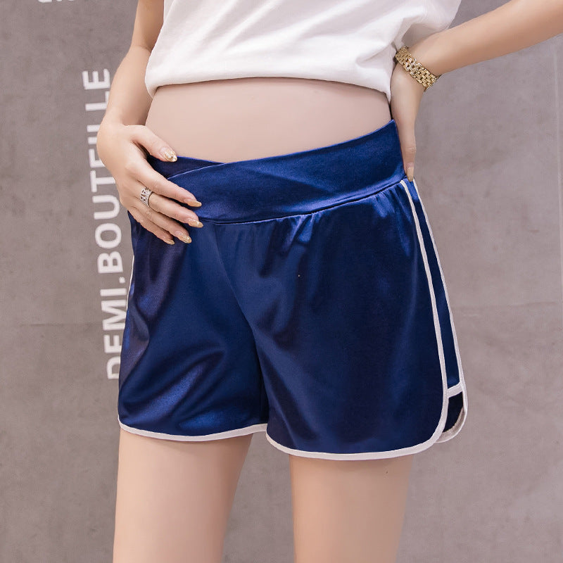 Low-Waist Belly Lift Stretch Bottoming Pants Maternity Wear