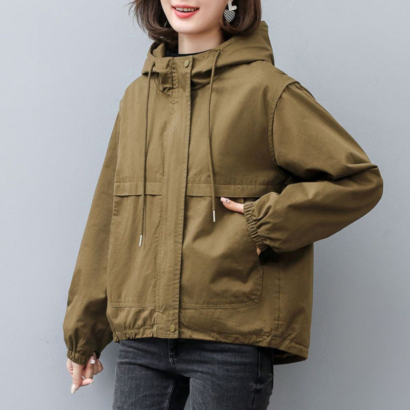 High Cotton Long Sleeve Plus Size Baggy Casual Jacket Women